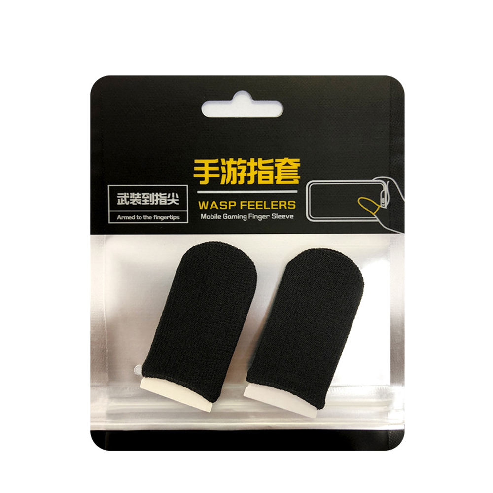 2 Finger Gaming Hand Sweet Proof Hand Gloves Game Controller Thumb Finger Sleeves for Pubg 1 Pair Free Fire Pubg