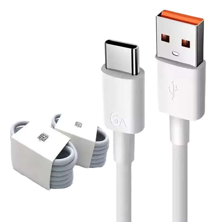 Xiaomi Type C 6A 33W Fast Charging Cable 1M, USB A to USB C, TPE Material, PD, QC Compatible